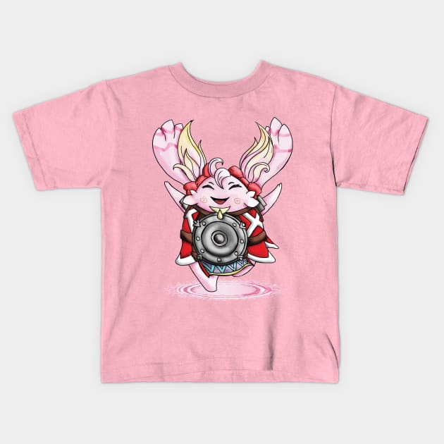 Nopon Nene Kids T-Shirt by WarioPunk